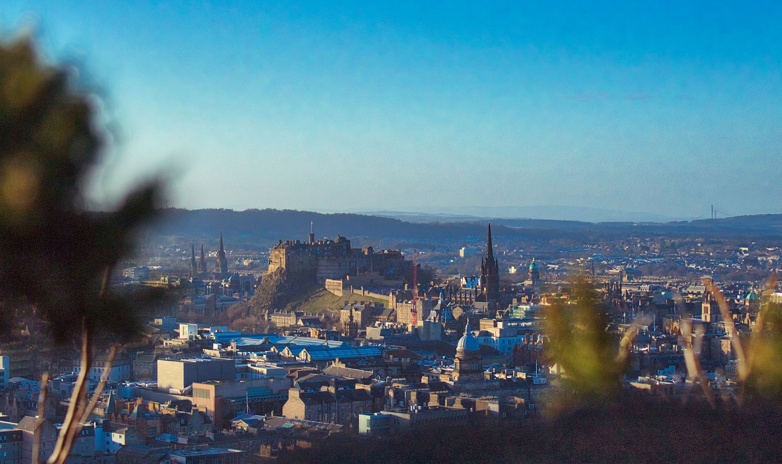Blick auf die Stadt Edinburgh