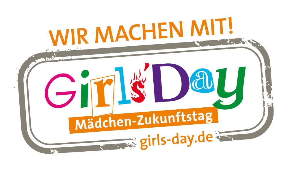 Logo des Girl's Day - Wir machen mit!
